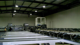 Sorting–grading line for kiwi
